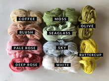 Load image into Gallery viewer, Upcycled Silk Chiffon Sari Ribbon