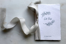 Load image into Gallery viewer, Fog, narrow grey silk ribbon