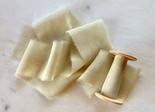 Load image into Gallery viewer, Sage Green, Silk Chiffon Ribbon