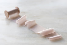Load image into Gallery viewer, Dusty Rose, Silk Chiffon Ribbon