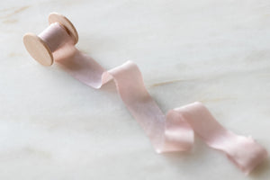 Dusty Rose Silk Ribbon