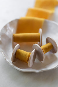 Pumpkin Silk Ribbon