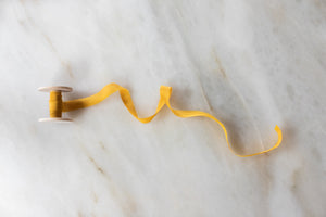 Pumpkin Silk Ribbon