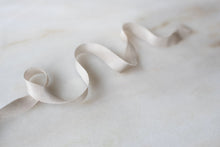Load image into Gallery viewer, Cloud, narrow grey silk ribbon