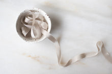 Load image into Gallery viewer, Cloud, narrow grey silk ribbon