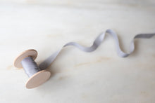Load image into Gallery viewer, Slate, grey silk ribbon