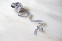 Load image into Gallery viewer, Slate, grey silk ribbon