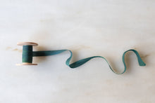 Load image into Gallery viewer, Wildwood, forest green silk ribbon