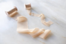 Load image into Gallery viewer, Creme Brûlée, Silk Chiffon Ribbon