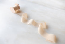Load image into Gallery viewer, Creme Brûlée, Silk Chiffon Ribbon