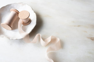 Pale Blush, Silk Chiffon