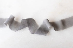 Slate, Silk Chiffon