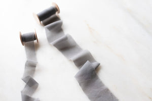 Slate, Silk Chiffon
