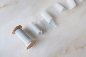 Cielo, Blue Silk Chiffon Ribbon
