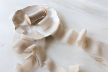 Load image into Gallery viewer, Cloud Grey, Silk Chiffon Ribbon