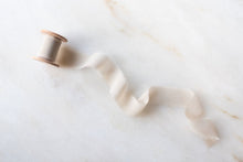 Load image into Gallery viewer, Cloud Grey, Silk Chiffon Ribbon