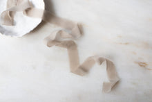 Load image into Gallery viewer, Cloud Grey, Silk Chiffon Ribbon