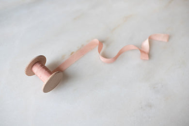 Toinette, blush silk ribbon