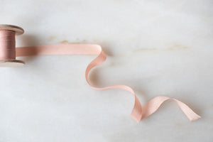 Toinette, blush silk ribbon