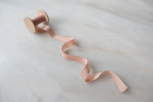 Toinette, blush silk ribbon