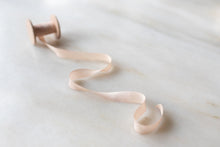 Load image into Gallery viewer, Pale Blush, pink silk ribbon