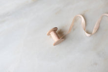 Load image into Gallery viewer, Pale Blush, pink silk ribbon