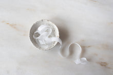 Load image into Gallery viewer, Pearl, narrow silk ribbon