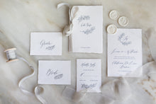 Load image into Gallery viewer, Fog, narrow grey silk ribbon