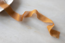 Load image into Gallery viewer, Cognac, Silk Chiffon Ribbon