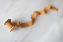 Load image into Gallery viewer, Cognac, Silk Chiffon Ribbon