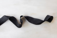 Load image into Gallery viewer, Raven, black silk ribbon