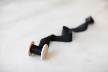 Load image into Gallery viewer, Raven, black silk ribbon