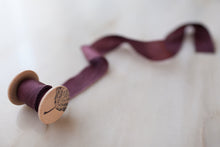 Load image into Gallery viewer, Merlot silk ribbon