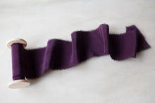 Load image into Gallery viewer, Maeve, violet silk ribbon