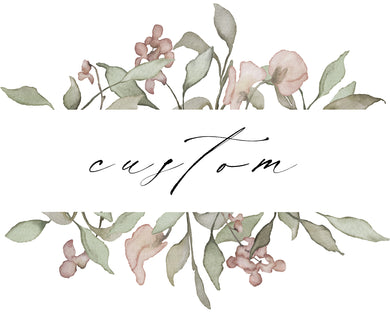 Custom Order For Giulia | Velvets