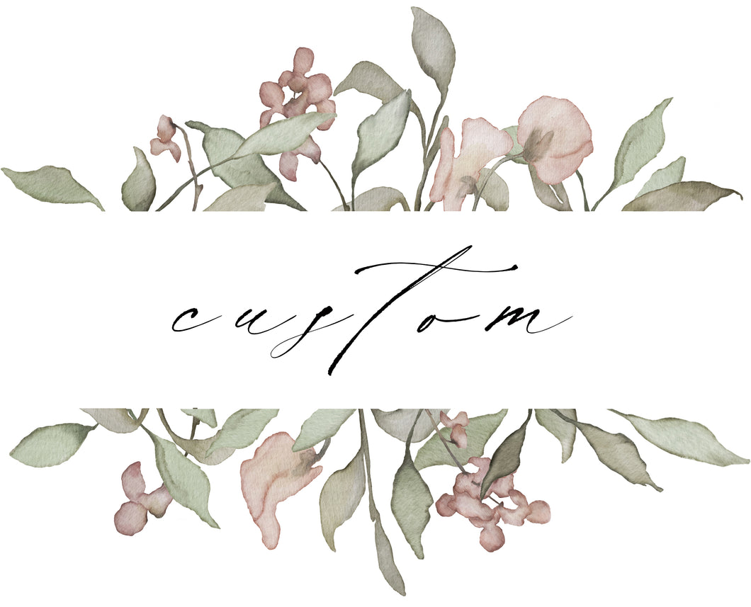 Custom Order For Giulia | Velvets