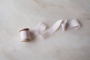 Pale Rose, pink silk ribbon