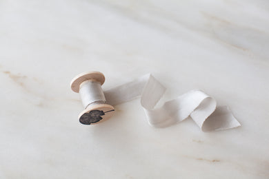 Custom Order, Grey Silk Satin Ribbon