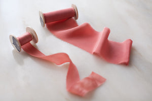 Rose Quartz Silk Ribbon