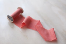 Load image into Gallery viewer, Rose Quartz Silk Ribbon